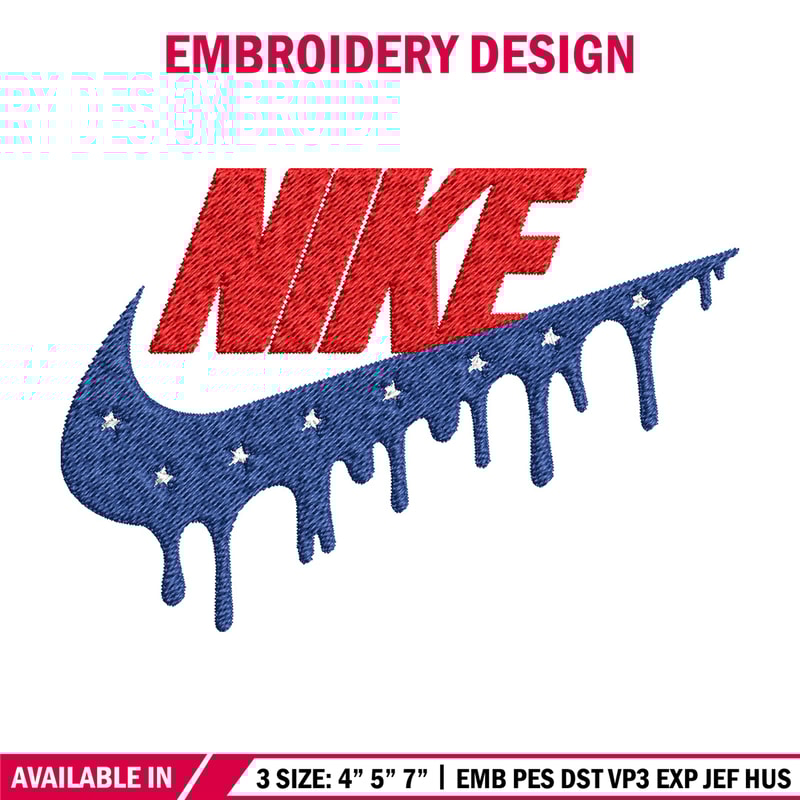 Nike red blue Embroidery Design, Brand Embroidery, Nike Embroidery, Embroidery File, Logo shirt, Digital download.jpg