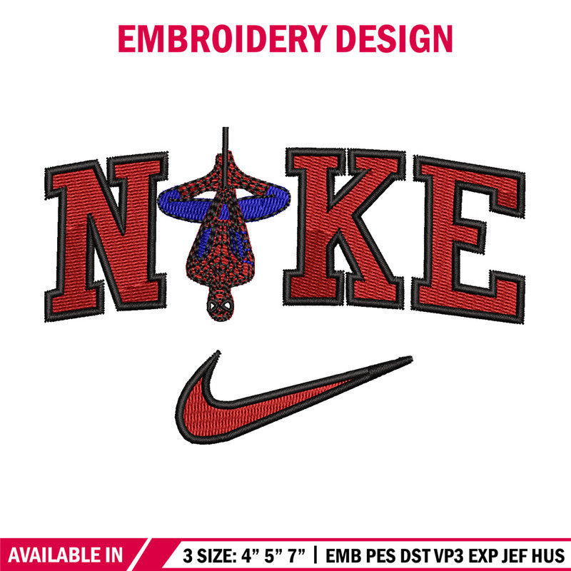 Nike spiderman embroidery design, Spiderman embroidery, Nike design, Embroidery shirt, Embroidery file, Digital download.jpg