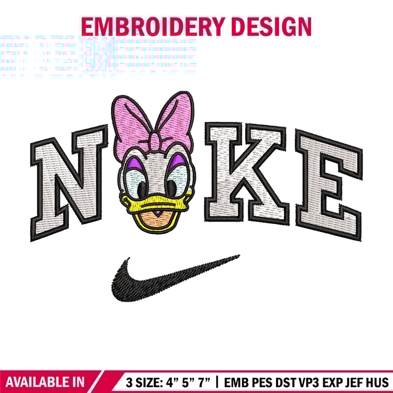 Nike x daisy embroidery design, Daisy embroidery, Nike design, Embroidery shirt, Embroidery file, Digital download.jpg