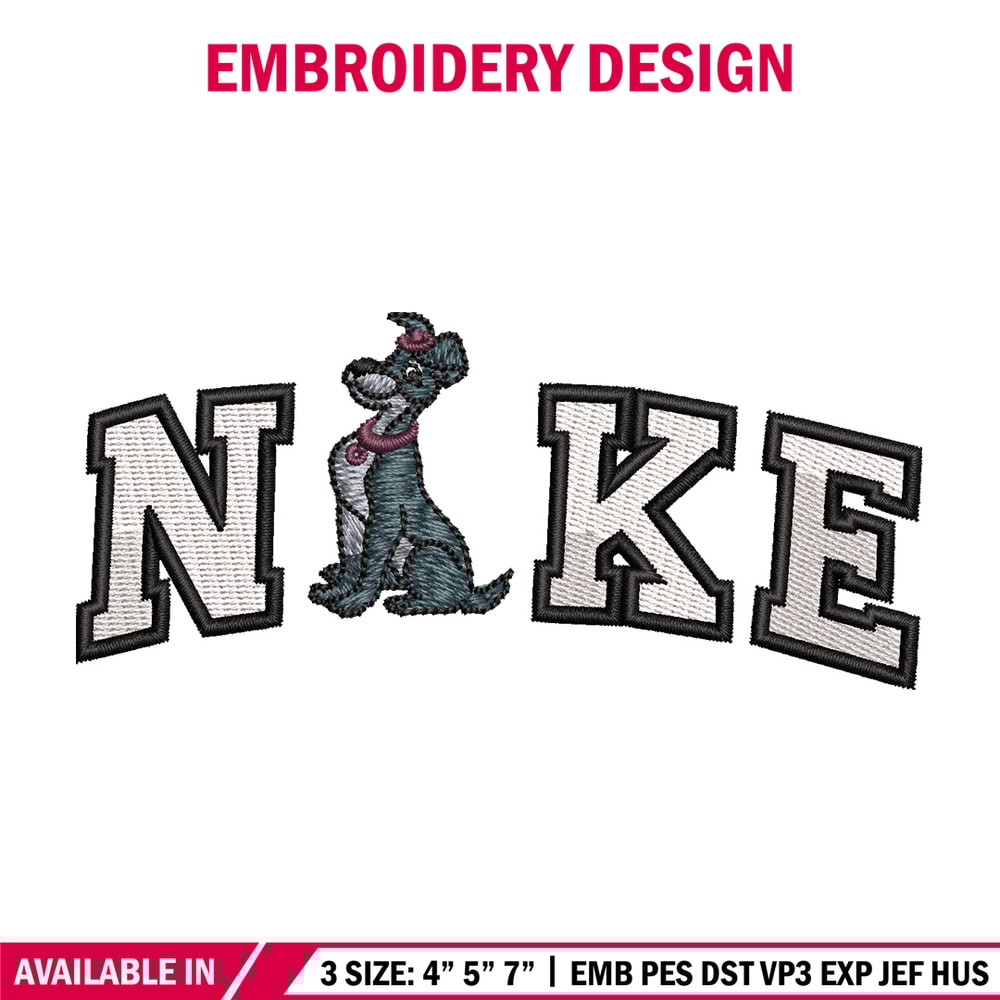 Nike x dog embroidery design, Dog embroidery, Nike design, Embroidery shirt, Embroidery file, Digital download.jpg
