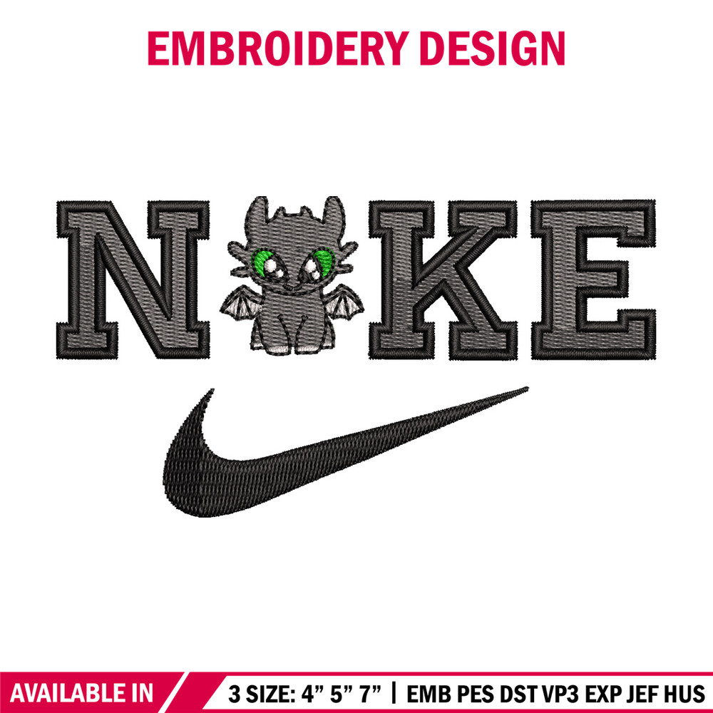 Nike x dragon embroidery design, Dragon embroidery, Nike design, Embroidery shirt, Embroidery file, Digital download.jpg