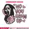 No You Hang Up Scream Embroidery design, Horror Embroidery, logo design, Embroidery File, logo shirt, Digital download..jpg