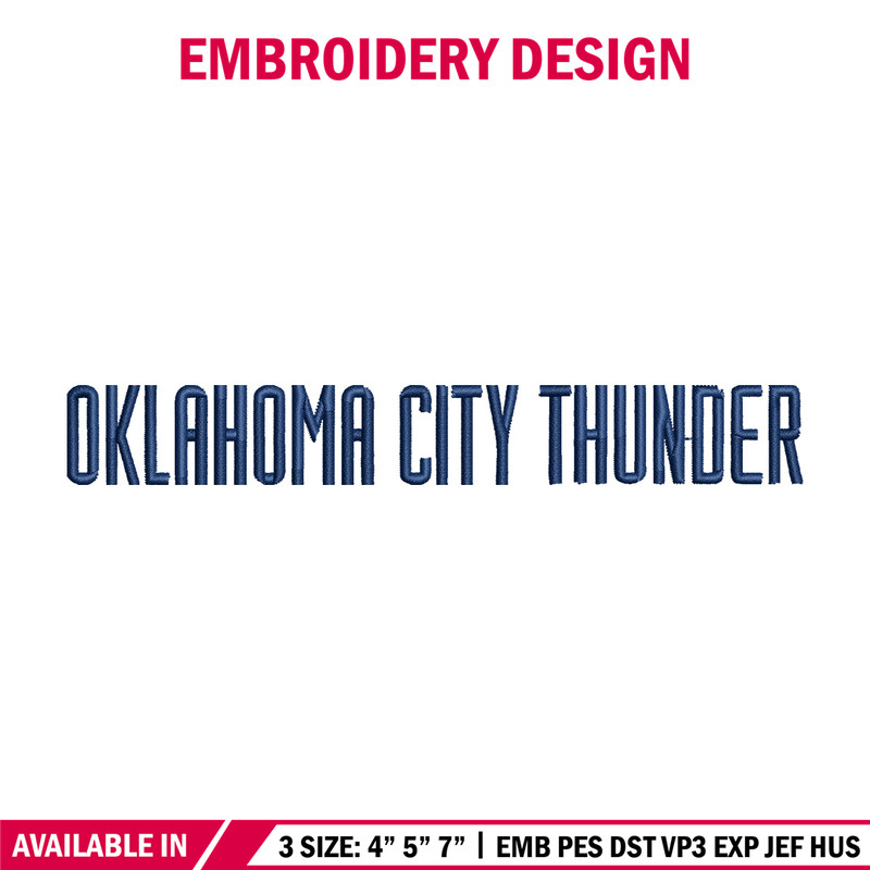 Oklahoma City Thunder logo embroidery design, NBA embroidery, Sport embroidery, Embroidery design,Logo sport embroidery.jpg