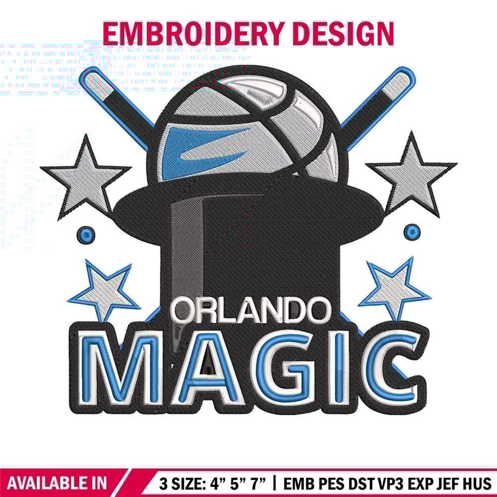 Orlando Magic logo embroidery design,NBA embroidery, Sport embroidery, Embroidery design, Logo sport embroidery.jpg