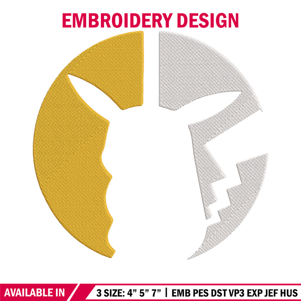 Pikachu poster Embroidery Design, Pokemon Embroidery, Embroidery File, Anime Embroidery, Anime shirt, Digital download.jpg