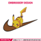 Pikachu x nike Embroidery Design, Pokemon Embroidery, Embroidery File, Nike Embroidery, Anime shirt, Digital download.jpg