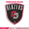 Portland Trail Blazers no 1 embroidery design,NBA embroidery,Sport embroidery,Embroidery design, Logo sport embroidery.jpg