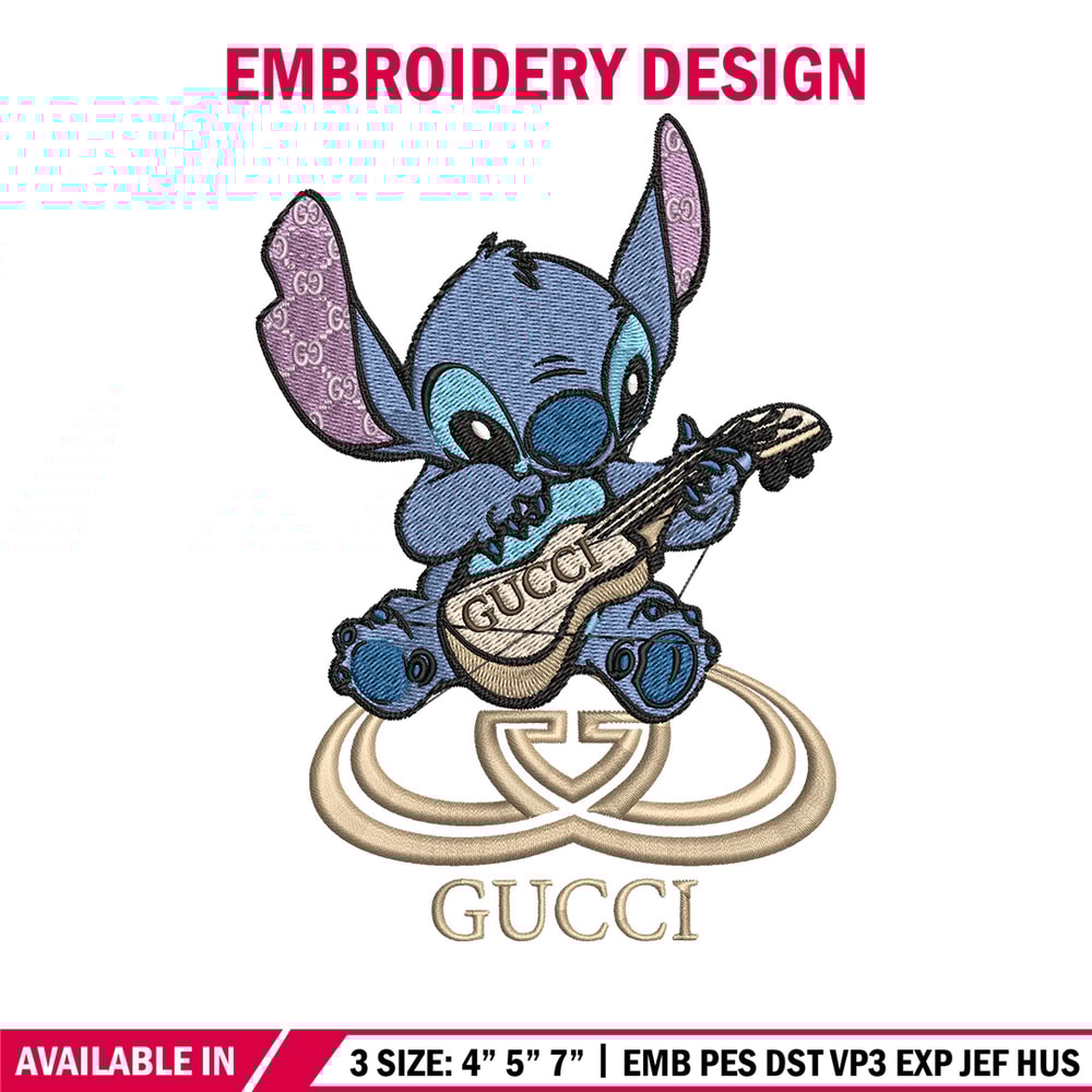 Stitch gucci Embroidery Design, Gucci Embroidery, Embroidery File, Logo shirt, Sport Embroidery, Digital download.jpg