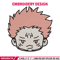 Sukuna chibi Embroidery Design, Jujutsu Embroidery, Embroidery File, Anime Embroidery, Anime shirt, Digital download.jpg