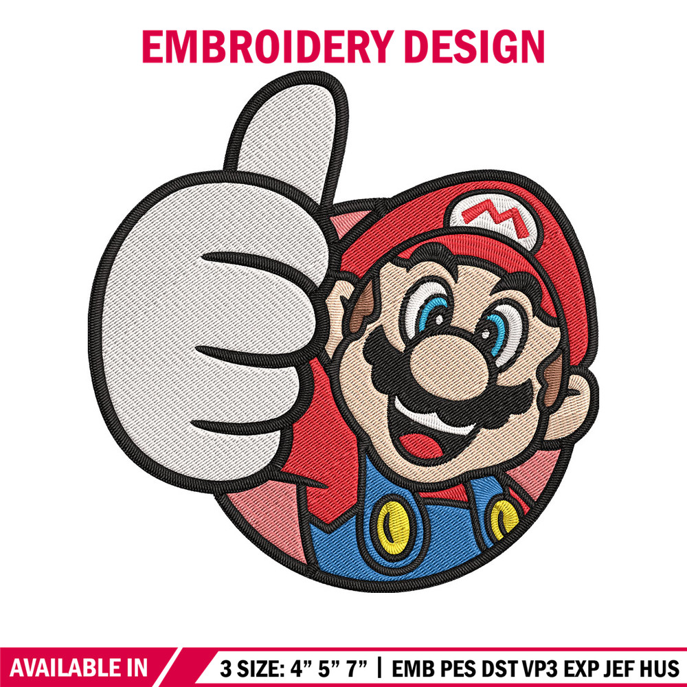 Super Mario Bros Embroidery Design, Mario Embroidery, Embroidery File, logo shirt, Embroidery design, Digital download..jpg