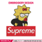 Supreme Lisa Simpson Embroidery design, Simpson Embroidery, cartoon design, Embroidery File, Digital download..jpg