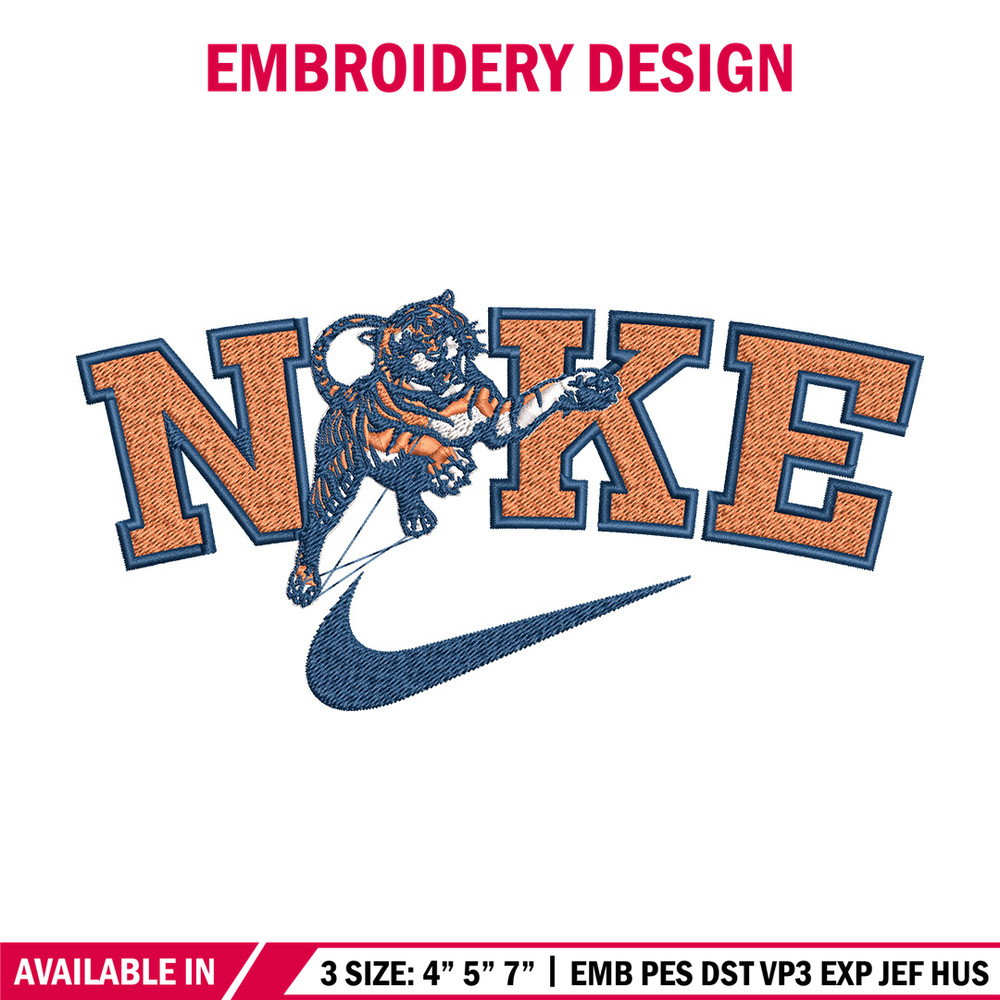Tiger x nike embroidery design, Animal embroidery, Nike design, Embroidery file,Embroidery shirt, Digital download.jpg