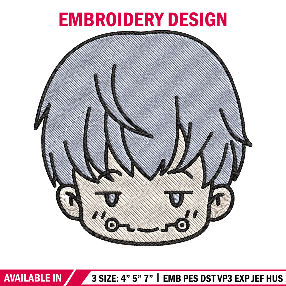 Toge chibi Embroidery Design, Jujutsu Embroidery, Embroidery File, Anime Embroidery, Anime shirt, Digital download.jpg