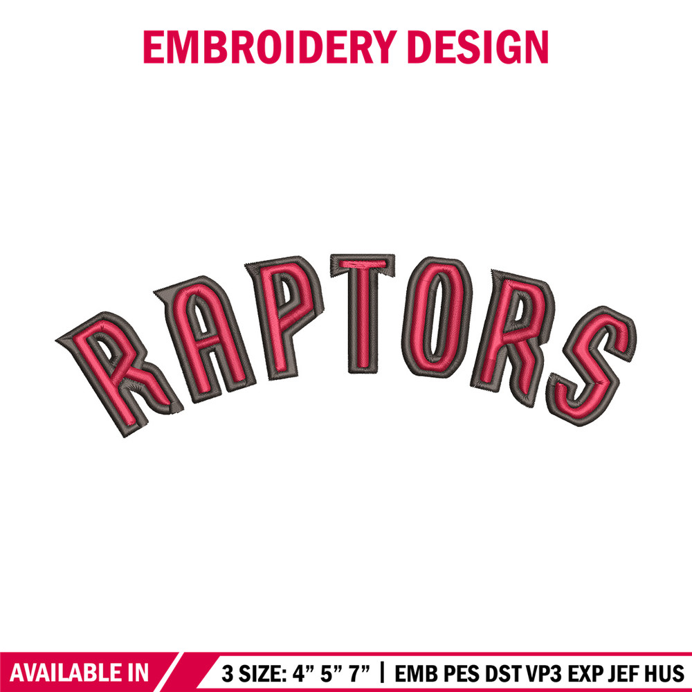 Toronto Raptors design embroidery design, NBA embroidery,Sport embroidery,Embroidery design, Logo sport embroidery..jpg