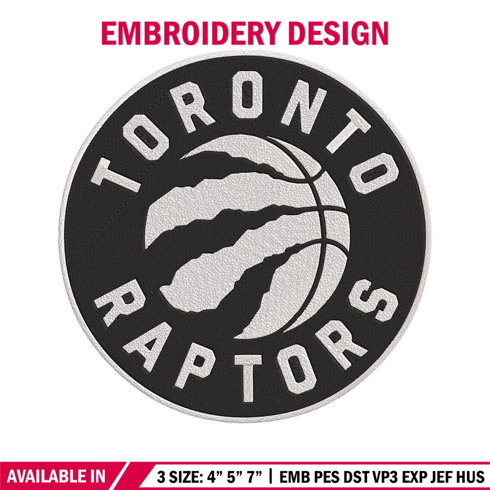 Toronto Raptors logo embroidery design,NBA embroidery, Sport embroidery, Embroidery design, Logo sport embroidery.jpg