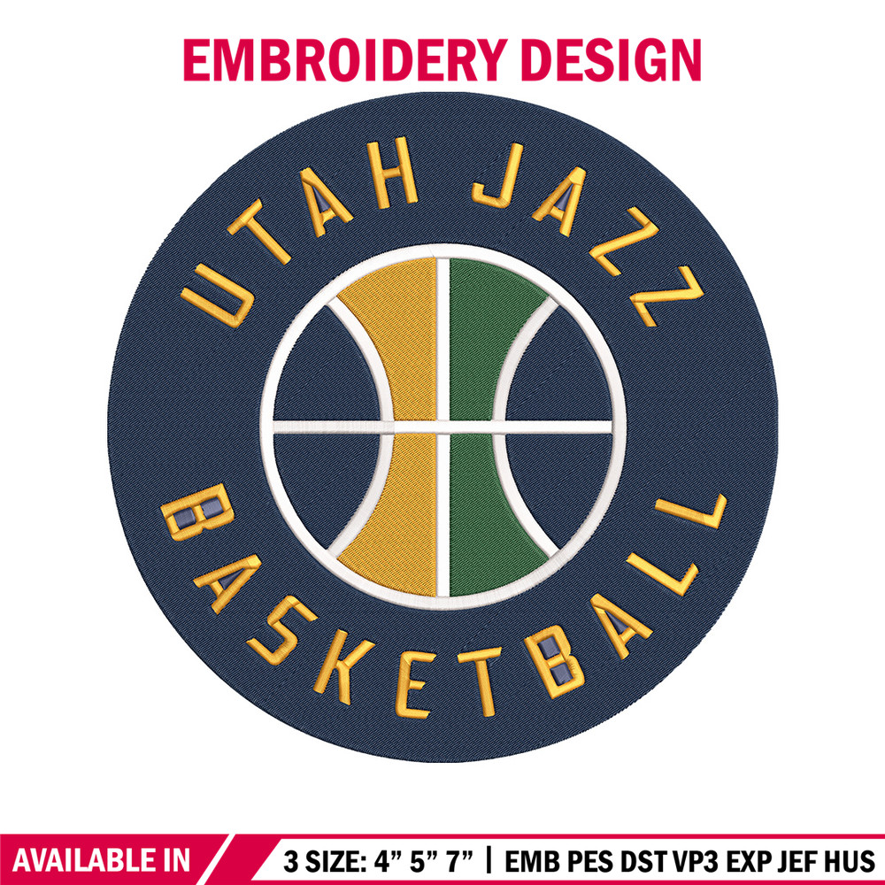 Utah Jazz logo embroidery design, NBA embroidery, Sport embroidery, Embroidery design,Logo sport embroidery.jpg