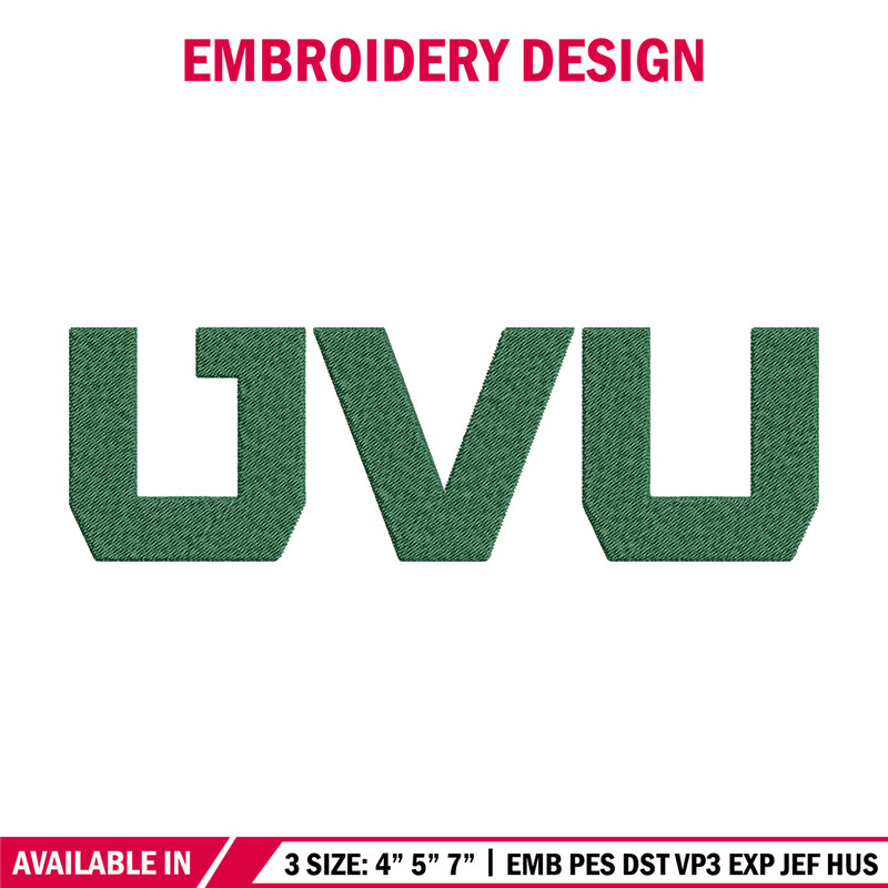 Utah valley logo embroidery design, Basketball embroidery, Sport embroidery, logo sport embroidery, Embroidery design.jpg