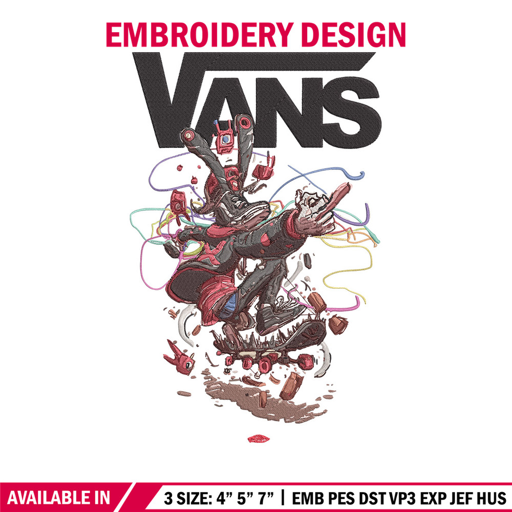 Vans logo Embroidery Design, Vans Embroidery, Embroidery File, Anime Embroidery, Anime shirt, Digital download.jpg