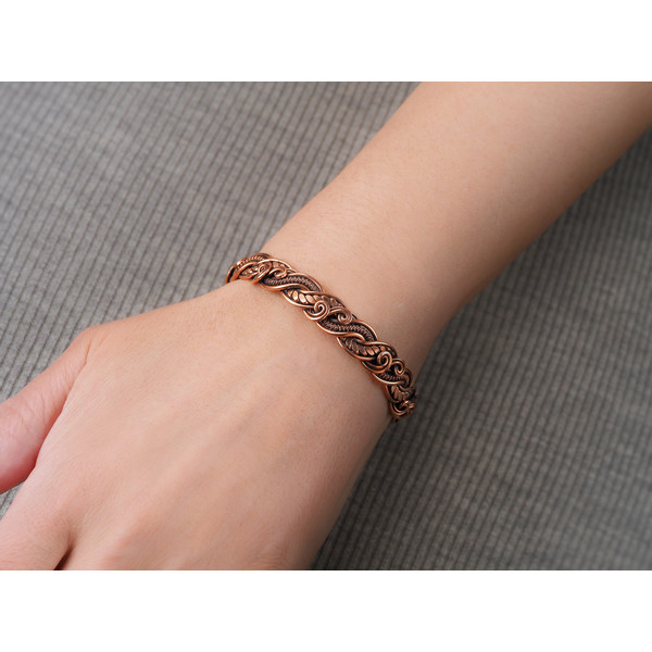 Copper wire wrapped bracelet bangle (3)-01.jpeg