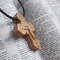 Orthodox Pendant Cross Made Of White Hornbeam 2