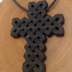 palisander wooden cross for everyday wear