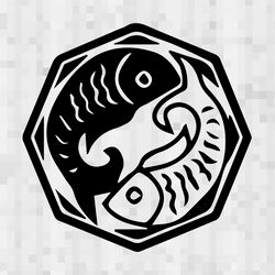 pisce constellation svg pisces constellation png pisce constellation cricut pisces digital zodiac simbol svg