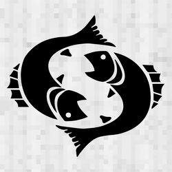 pisce constellation svg pisces constellation png pisce constellation cricut pisces digital zodiac simbol svg