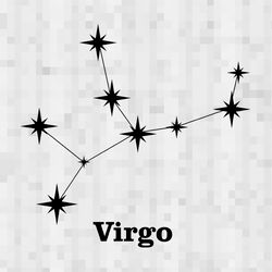 virgo constellation svg virgo constellation png virgo constellation cricut virgo constellation symbol