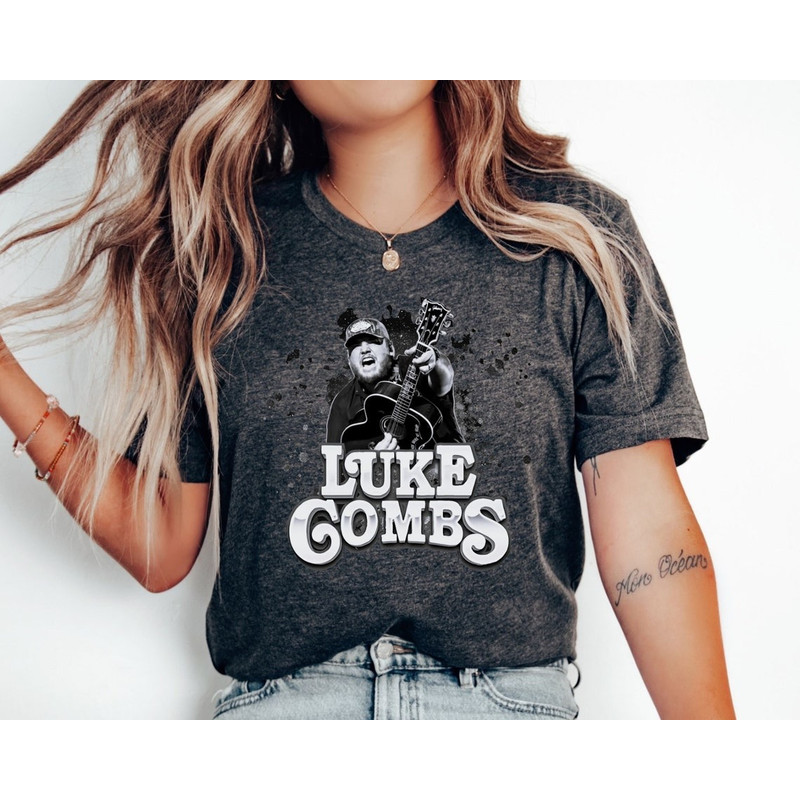 Retro Luke Combs 2024 Tour Shirt, Luke Combs Shirt, Country Music Shirt, Western Shirt, Cowboy Combs Shirt, Cowgirl Tee, Music Concert Shirt.jpg