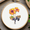 Spring Flowers Cross Stitch Pattern 9 Flowers Embroidery Bundle Set  Instant Download 0