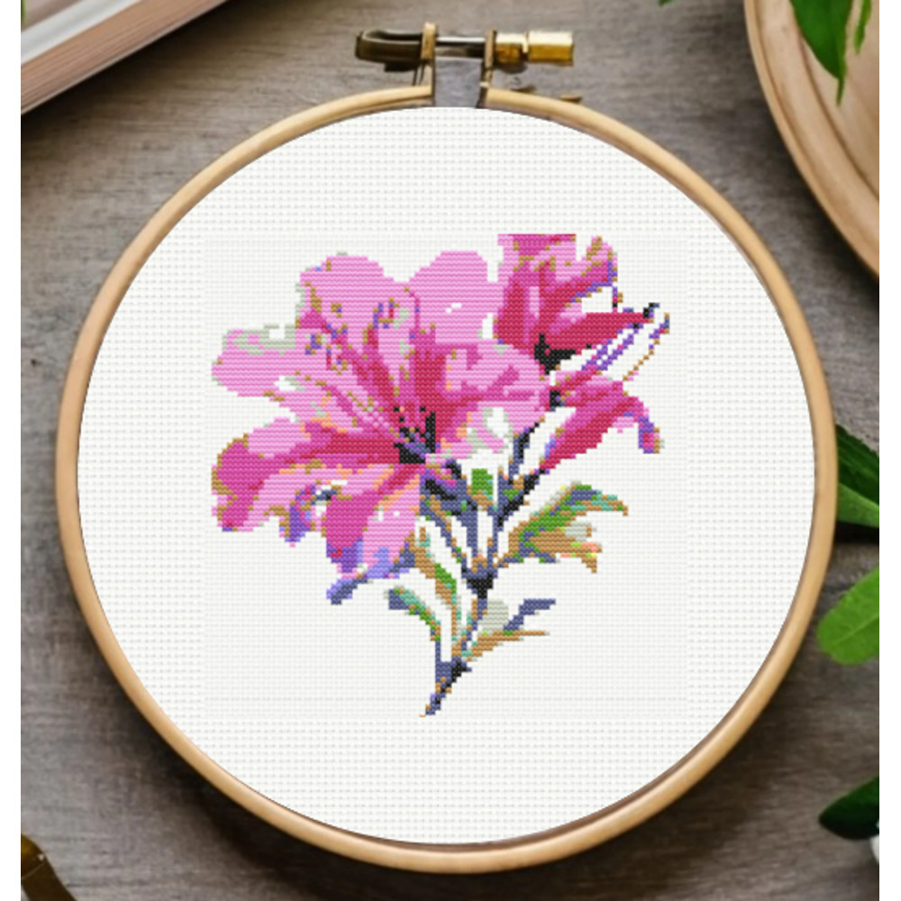Spring Flowers Cross Stitch Pattern 9 Flowers Embroidery Bundle Set  Instant Download 4