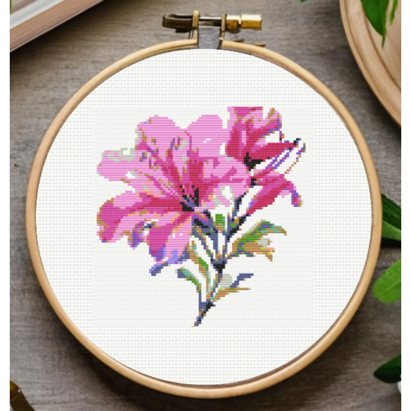 Spring Flowers Cross Stitch Pattern 9 Flowers Embroidery Bundle Set  Instant Download 4