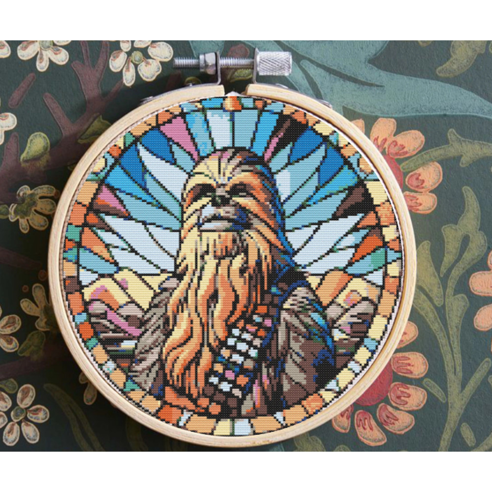 Chewbaccal Cross Stitch Pattern Cross Stitch Pattern Star Wars Cross Stitch Pattern Star Wars Decor Instant Downlod 0