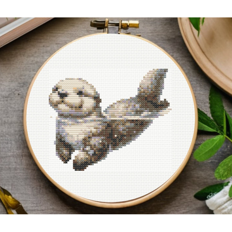 Otters Cross Stitch Pattern Cross Stitch Pattern Cute Highland Cow Cross Stitch Pattern Embroidery Instant Download 3