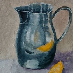 Jar and lemon
