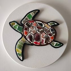 Mosaic sea turtle