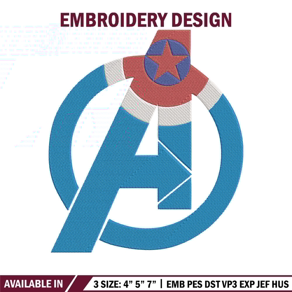 Captain america Embroidery Design, Marvel Embroidery, Embroidery File, Anime Embroidery, Anime shirt, Digital download.jpg