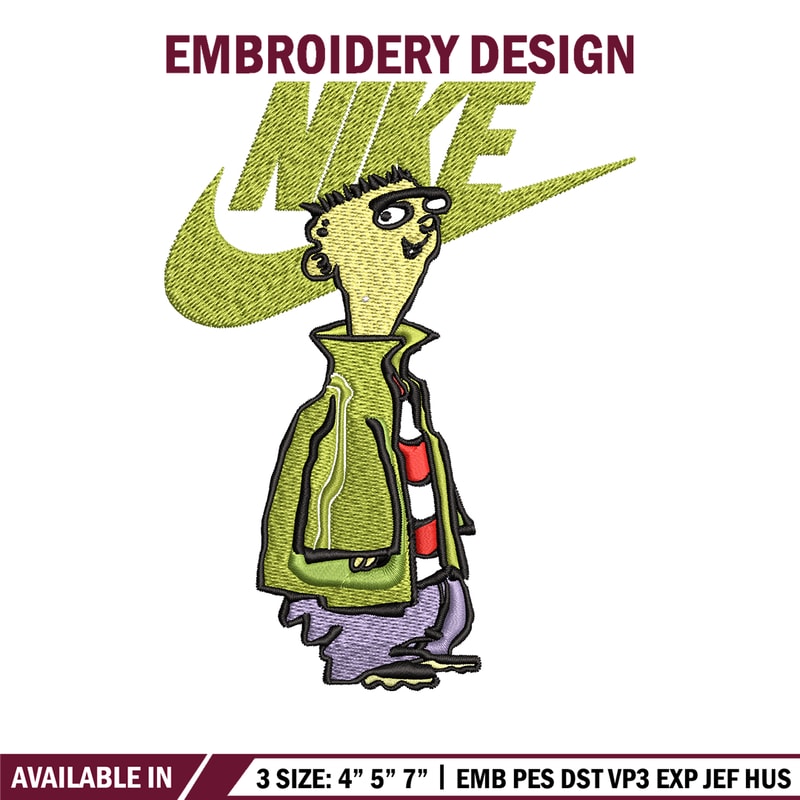 Cartoon Nike Embroidery design, Cartoon Embroidery, Nike design, Embroidery file, logo nike shirt, Instant download..jpg