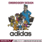 Cats cartoon adidas Embroidery Design, Adidas Embroidery, Embroidery File, Brand Embroidery, Logo shirt, Digital download.jpg