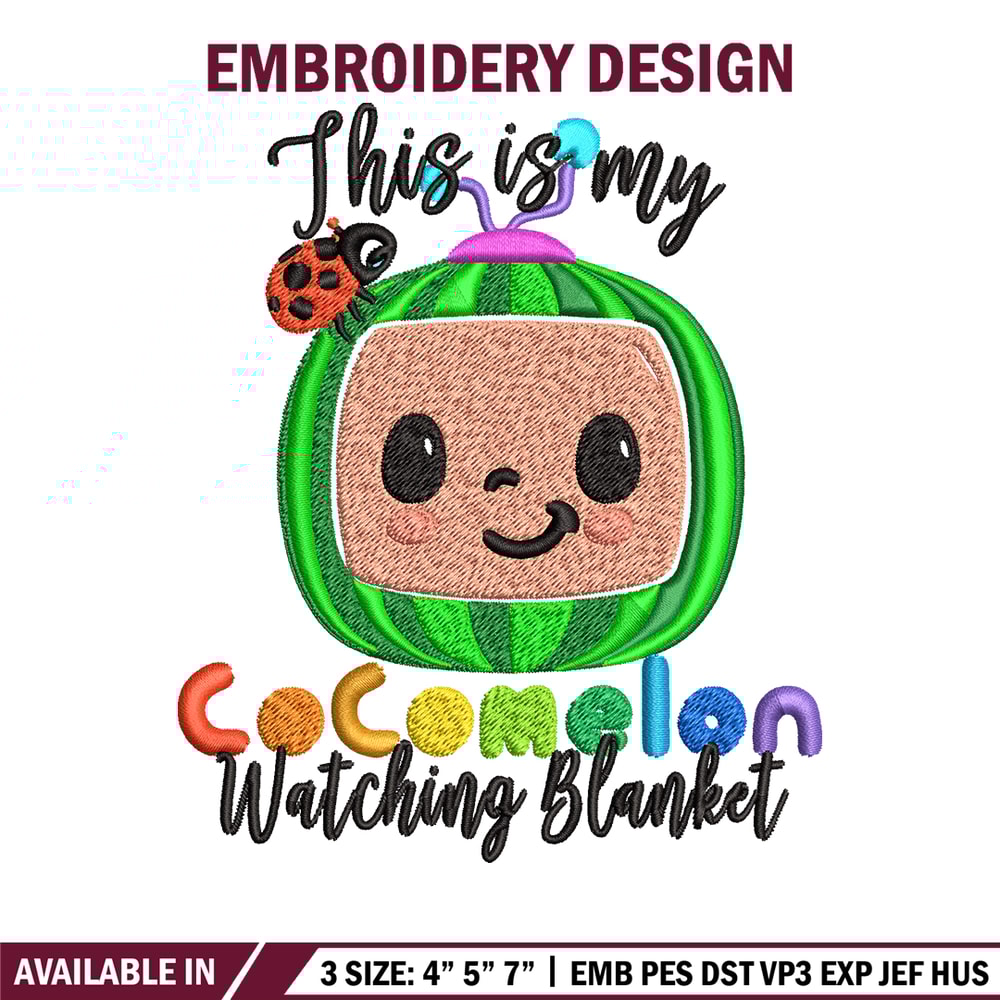 Cocomelon Logo Embroidery design, Cocomelon Embroidery, logo design, Embroidery File, logo shirt, Digital download..jpg