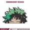 Deku Peek Embroidery Design, Mha Embroidery, Embroidery File, Anime Embroidery, Anime shirt, Digital download..jpg