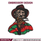 Freddy Krueger Embroidery design, Freddy horror Embroidery, horror design, Embroidery File, Digital download..jpg