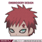 Gaara Peeker Embroidery Design, Naruto Embroidery, Embroidery File, Anime Embroidery,Anime shirt, Digital download.jpg