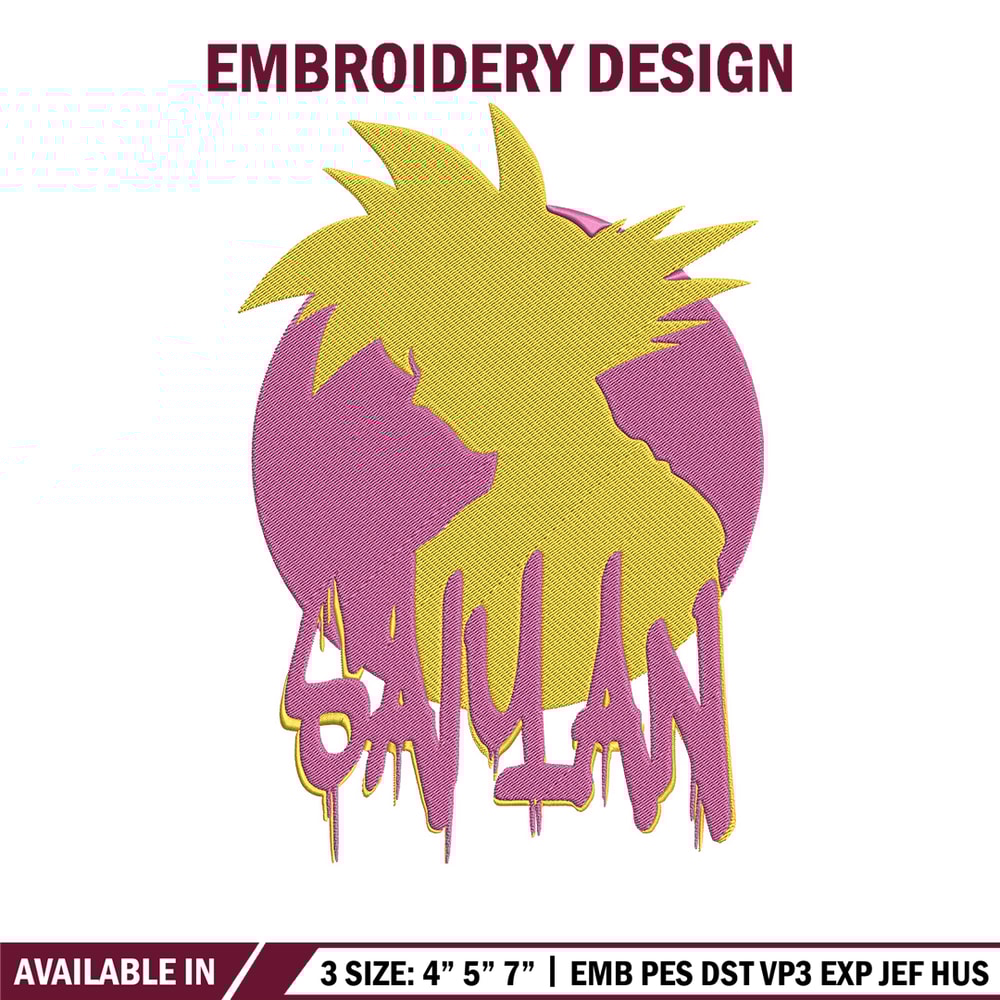 Goku circle Embroidery Design, Dragonball Embroidery, Embroidery File, Anime Embroidery, Anime shirt, Digital download..jpg