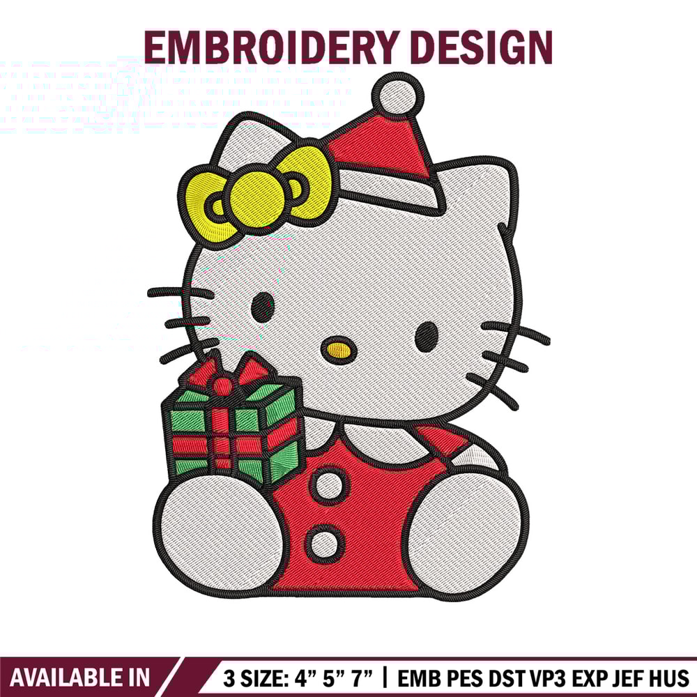 Hello kitty chrismas Embroidery Design,Kitty Embroidery,Embroidery File, Anime Embroidery, Anime shirt, Digital download.jpg