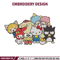 Hello Kitty friends Embroidery Design, Hello kitty Embroidery, Embroidery File, Anime Embroidery, Digital download.jpg