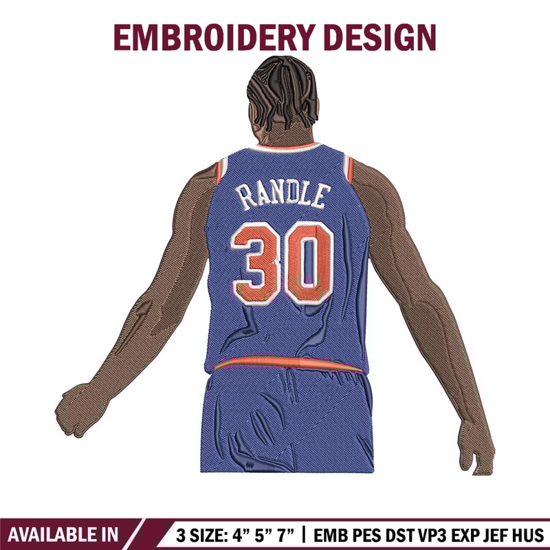 Julius Randle embroidery design, NBA embroidery,Sport embroidery, Logo sport embroidery,Embroidery design..jpg