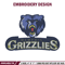 Memphis Grizzlies logo embroidery design, NBA embroidery, Sport embroidery,Embroidery design, Logo sport embroidery..jpg