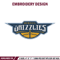 Memphis Grizzlies logo embroidery design, NBA embroidery,Sport embroidery, Embroidery design,Logo sport embroidery.jpg