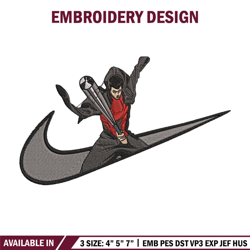Metal Bat nike Embroidery Design,One punch man Embroidery, Embroidery File, Nike Embroidery,Anime shirt,Digital download.jpg